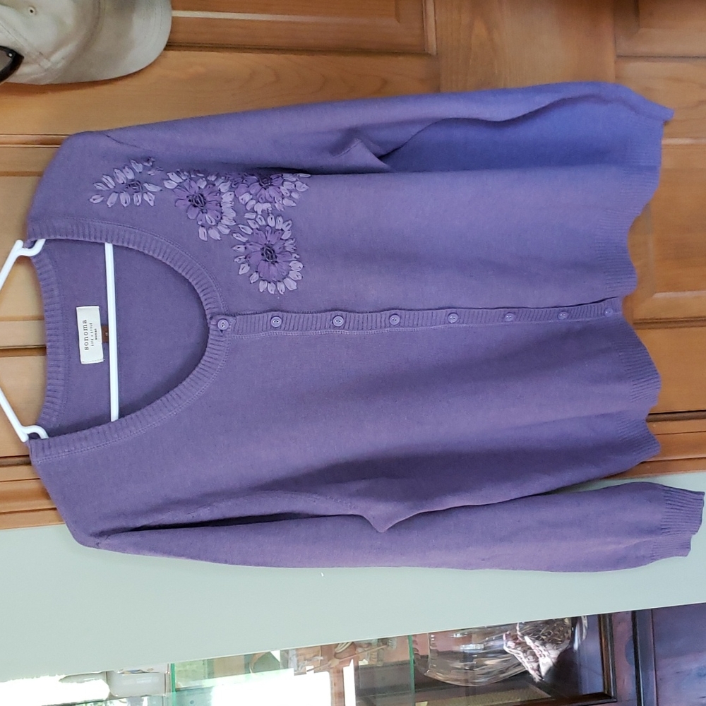 New Light Purple Sweater by Sonoma Size 1X